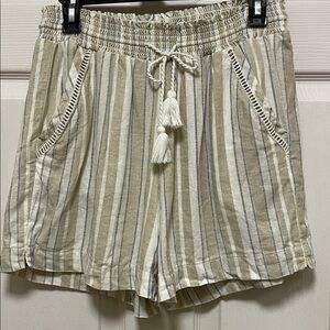 Briggs | New York | High Waist | Line Blend | Striped | Shorts | Size M